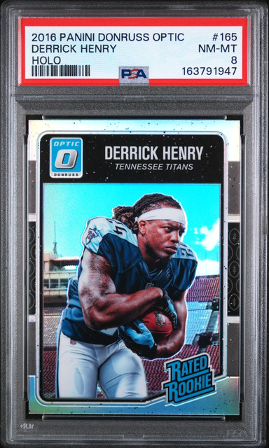 Derrick Henry 2016 Panini Donruss Optic Rated Rookie Holo