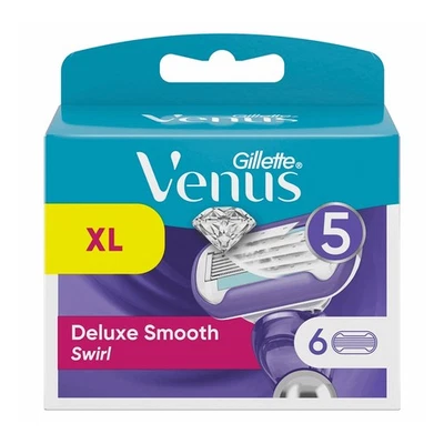 Gillette Venus Deluxe Smooth Swirl Rasierklingen 6er Pack OVP Damen Klingen NEU
