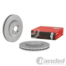 2X BREMBO BREMSSCHEIBEN 325mm INNENBELÜFTET VORNE PASSEND FÜR LAND ROVER