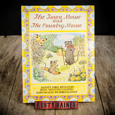 The Town Mouse and the Country Mouse, Aesop's Fable, R Manning Sanders Hardcover
