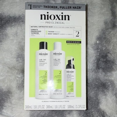 Nioxin Pro Clinical System 2 Thickening Set Shampoo/Conditioner/Treatment