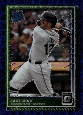 2025 Donruss Optic Rated Rookie Blue Velocity - Jace Jung (RC) #52 - Tigers