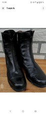 KONSTANTIN STARKE Stiefelette-Leder-gefüttert-schwarz-38/39, wie neu*****
