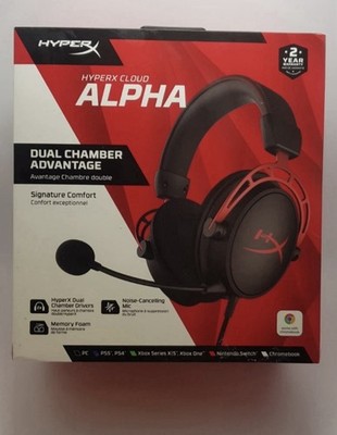 HyperX Cloud Alpha Gaming Headset PS5 PC Mikrofon B-Ware Neuwertig