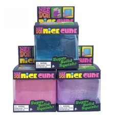 Trending Nee Doh Jellyfish & Cube Squish Toy, Soft Jelly