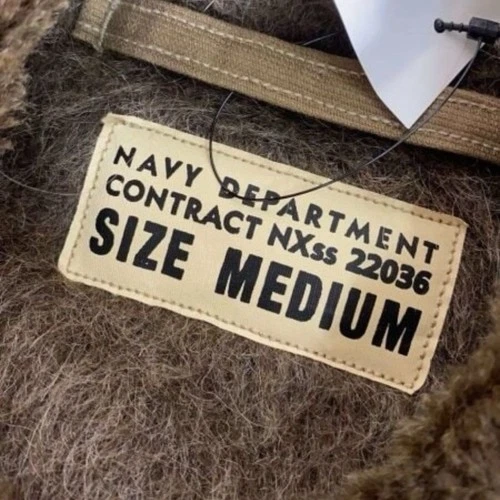 Buzz Rickson's N-1 Deck Jacket USN Navy Department Khaki Cotton Men's M image 6
