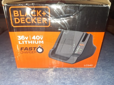 #ad Black amp; Decker 36V amp; 40V LI Ion Fast Battery Charger New in Box LCS40 $30.00