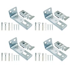 4 Pack Bifold Door Hardware Kit, Bi-fold Closet Door Repair Kit Include Top a...
