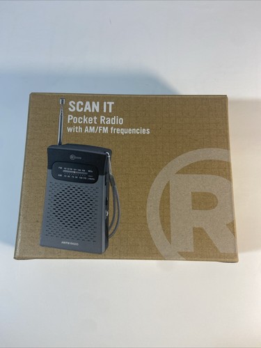 RadioShack # 1200586 Portable Pocket AM/FM Radio Model Original Box - New