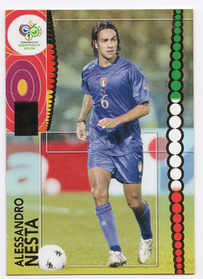 123. Alessandro Nesta (Italy) Panini FIFA World Cup Germany 2006