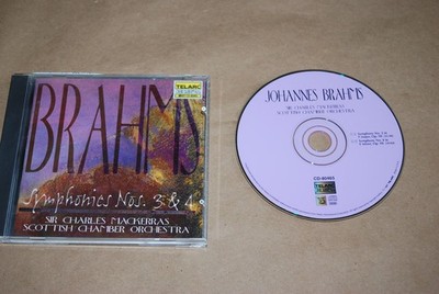Charles Mackerras Scottish Chamber Orchestra Brahms Symphonies 3 & 4 CD