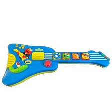 Sesame Street Elmo Rock Roll Guitar Musical Instrument Toy Lights Tyco 1998