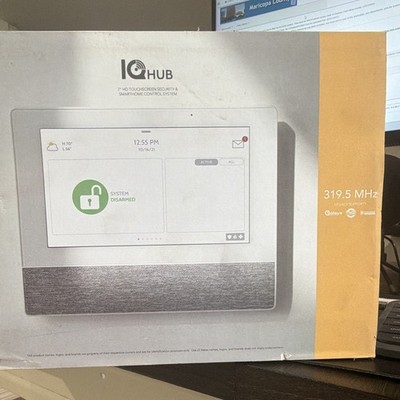 IQ Hub 7in HD Smart Security System Touchscreen Control Panel