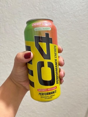 NEW C4 Sugar Free Energy Drink 200mg Caffeine Pre Workout Performance Beverage