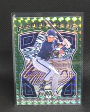 2021 Panini Mosaic #P5 Christian Yelich Producers Green