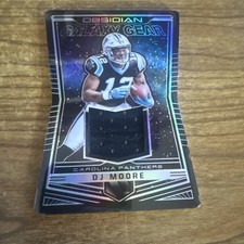2018 Panini Obsidian Galaxy Gear DJ Moore Relics Etch 059/100 GG-26