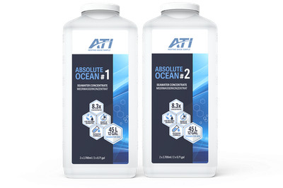 Ati Absolut Ocean 2 x 2,7 Liter (Für 45 L), Meerwasserkonzentrat