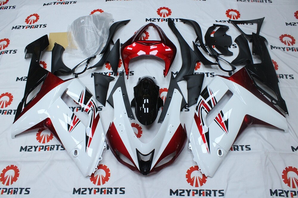Fairing Kit for Kawasaki Ninja ZX6R 636 2007 2008 ZX-6R White Red