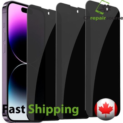 For iPhone 17 Full Glue 9D 9H Privacy Anti-Spy Tempered Glass Screen Protector