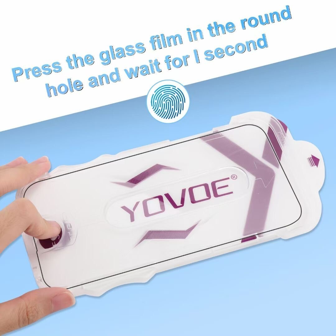 Screen Protector For iPhone 12 13 14 15 16 Pro Max Tempered Glass