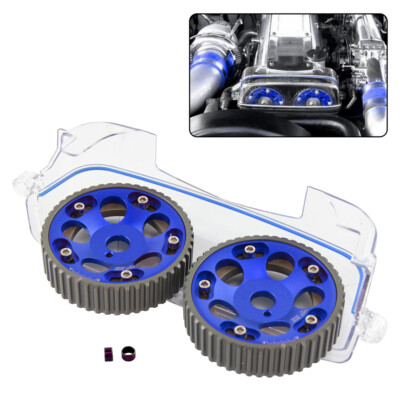 Cam Cover+Cam Gear Pulley For Toyota Supra Soarer 2JZGTE JZA80