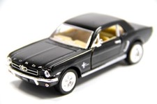 5" Kinsmart 1964 1/2 Ford Mustang Diecast Model Toy Car 1:36 Black