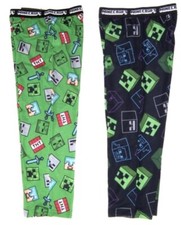 Minecraft Little Boys Jersey Sleep Pants NWT Size 4/5 or 6/8 Green or Black