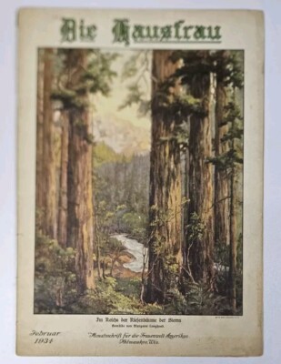 1934 February Die Hausfrau 'The Housewife'' printed USA