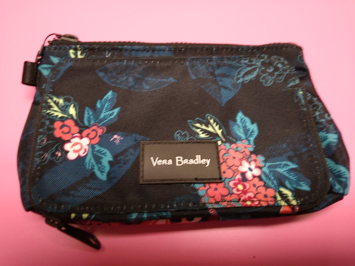 Vera Bradley ReActive Compact Organizer Rose Foliage