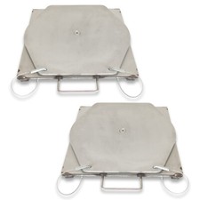Stainless Steel Turn Plate Table Set Medium Duty Commercial Truck Alignment Rack