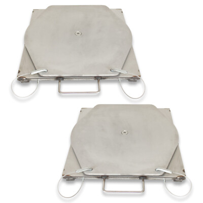Stainless Steel Turn Plate Table Set Medium Duty Commercial Truck Alignment Rack