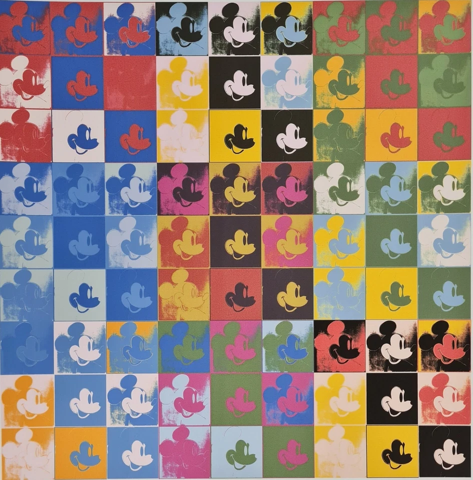 ANDY WARHOL * Mickey Mouse * 57 x 38 cm * signed lithograph * limited # xx/100 - Bild 2 von 4