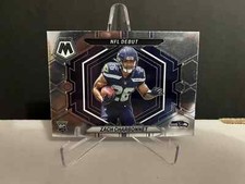 2023 NFL Panini Mosaic Football Zach Charbonnet #ND-11 NFL Debut Rookie Card