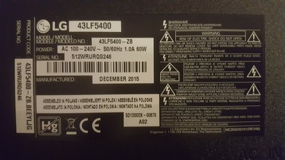 lg 43lf5400 soundbar