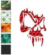 Vampire Skull Tribal, Vinyl Decal Sticker, 40 Patterns  3 Sizes, 715