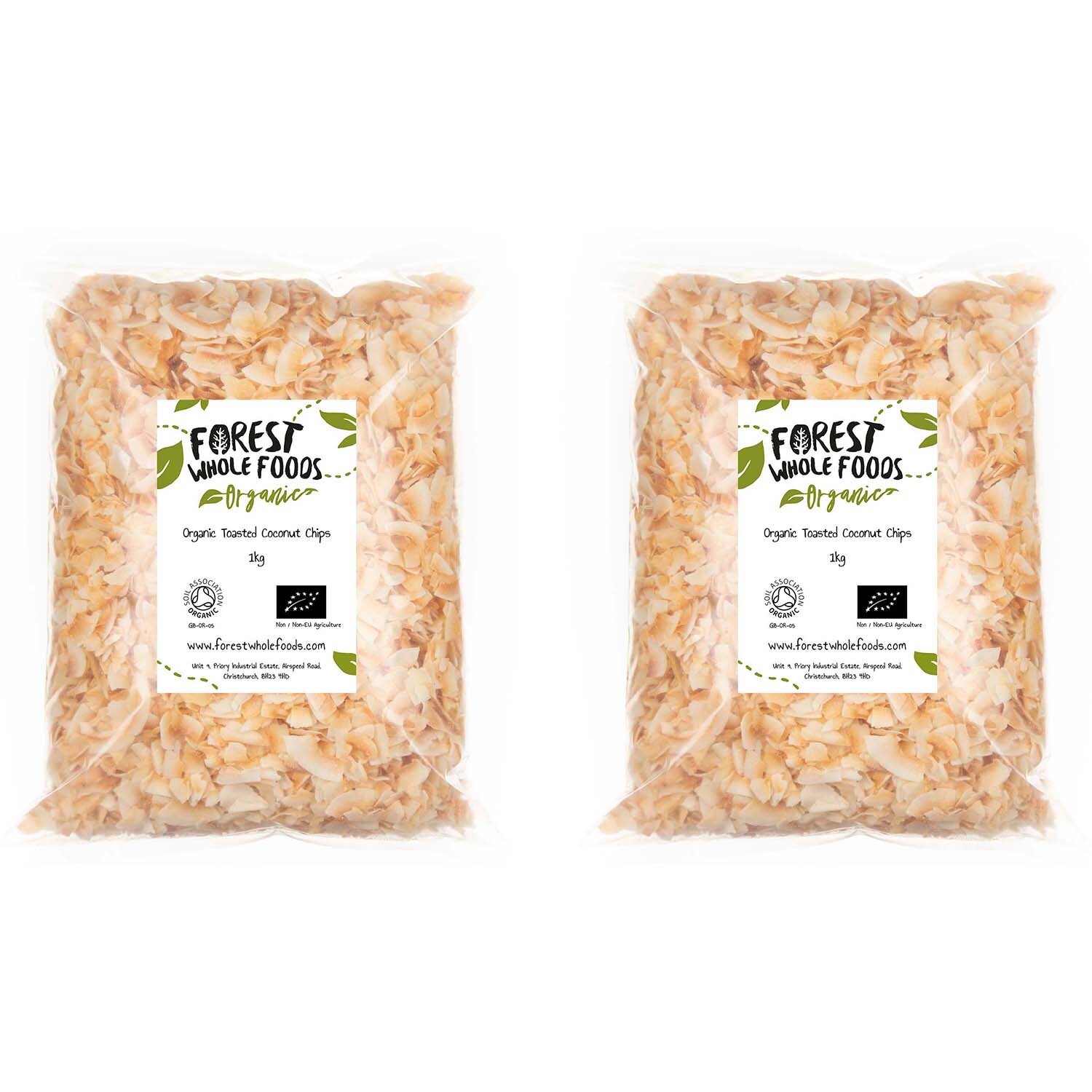 Organic Toasted Coconut Chips 2kg - Forest Whole Foods