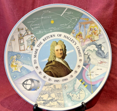 WEDGWOOD SAMMLERTELLER Return of Halley's comet 1995-1996 Top Zustand