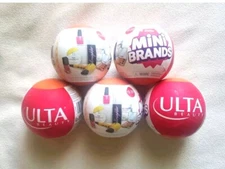 LOT OF 5 Mini Brands x Ulta Beauty Series 1 Ball Makeup ZURU NEW (five UNOPENED)