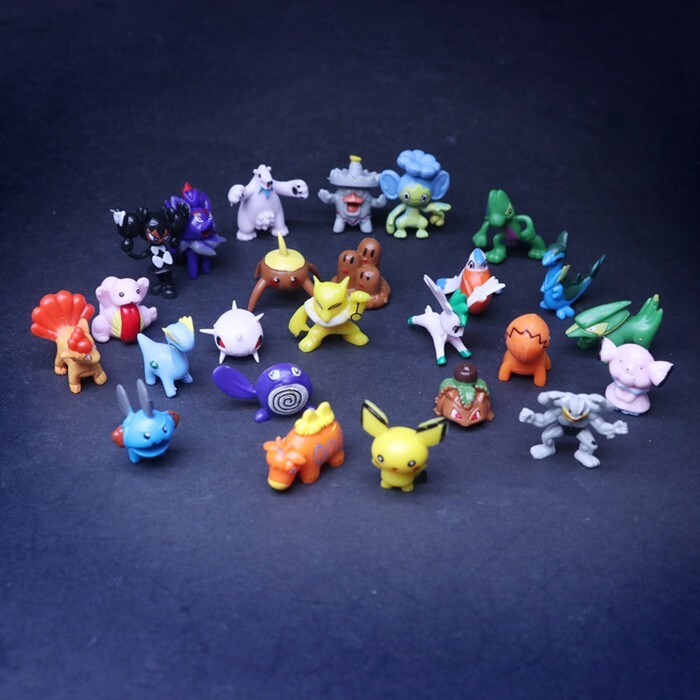 144 pcs Pokemon Mini PVC Actions Figures Toys Birthday Party