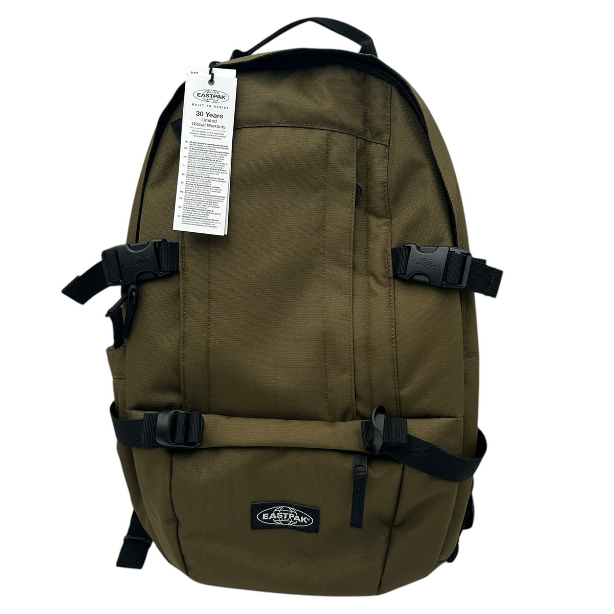 【USA製】Eastpak Backpack Olive Eastpak Mens Floid Mono Army Backpack Olive Water Resistant Fits
