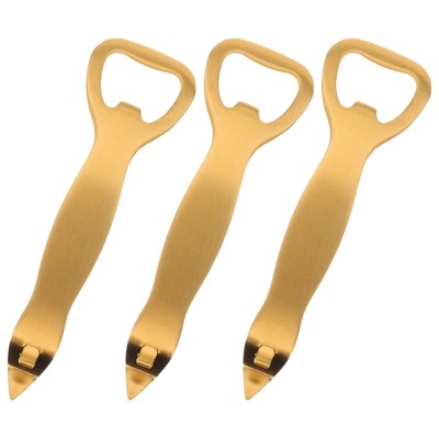  3 Stück Edelstahl-Fläschchen-Flaschenöffner, Mini-Flaschenöffner,