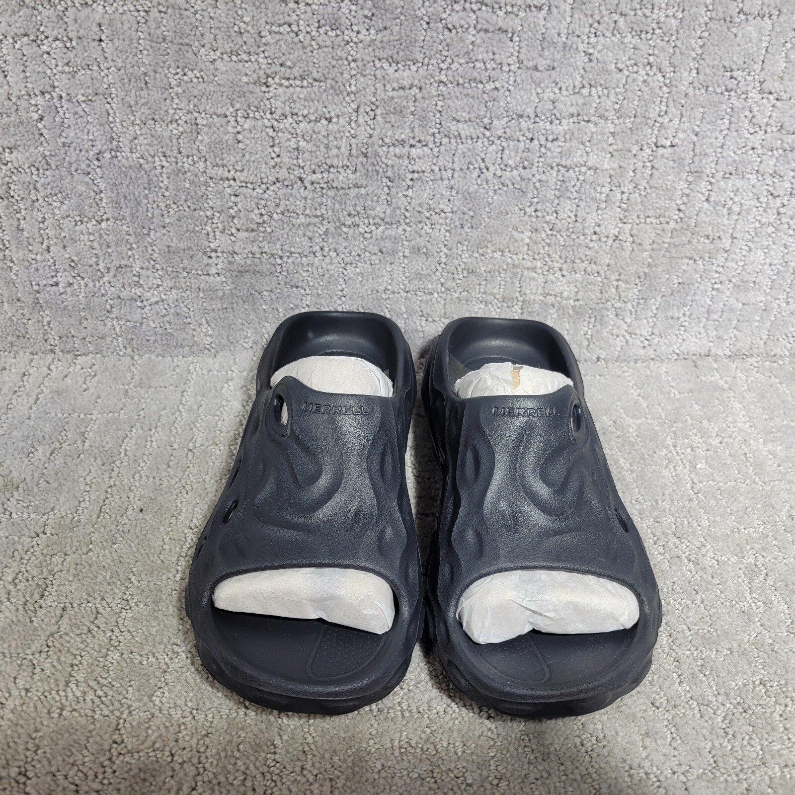 Scarpe sandali Merrell Hydro Slide 2 unisex taglia M6 W8 neri sintetici slip on