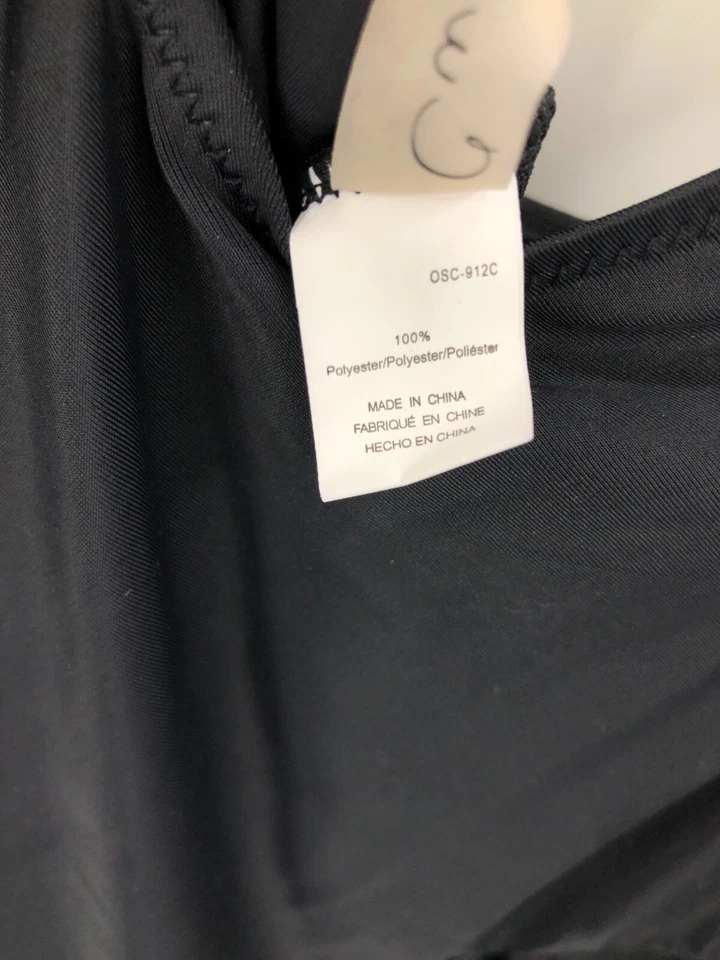 Cupshe女式中号黑色连体泳衣 — 第 3/4 张图片