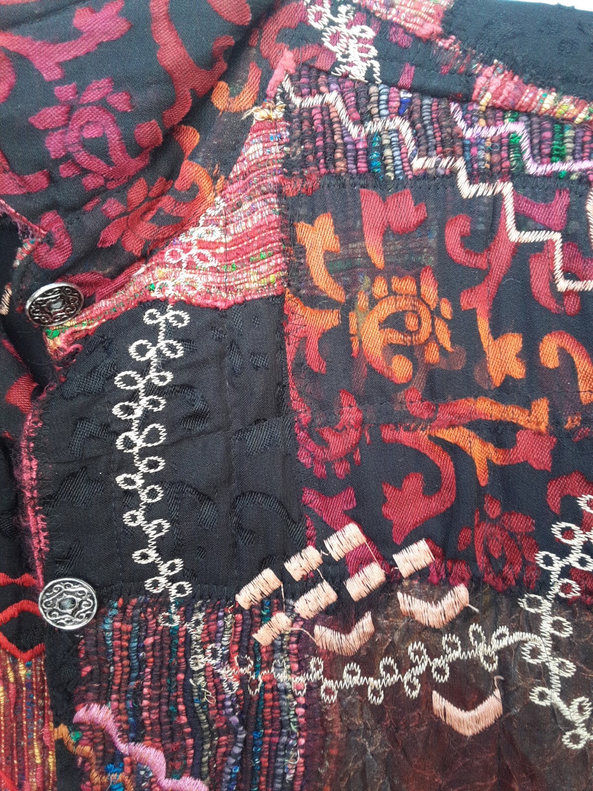 Chicos Design Boho, Tapestry, Patchwork Embroider… - image 5