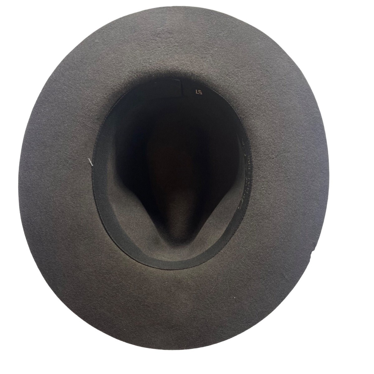 THE MANHATTAN FEDORA Gray Fur Felt Hat 57 | eBay display picture 2