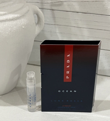 OCEAN LUNA ROSSA by Prada Le Parfum Carded Sample for MEN .04 fl oz /1.2ml