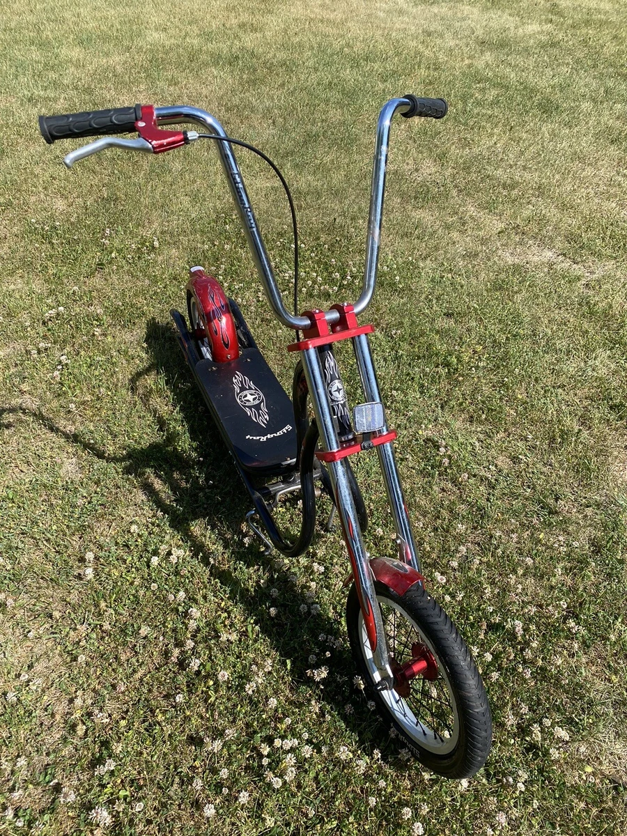 Rare Vintage Red Schwinn Stingray push Scooter Chopper Tires