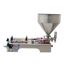 10-100ml Semi-automatic Paste Liquid Filling Machine Sauce Cream Honey Packing