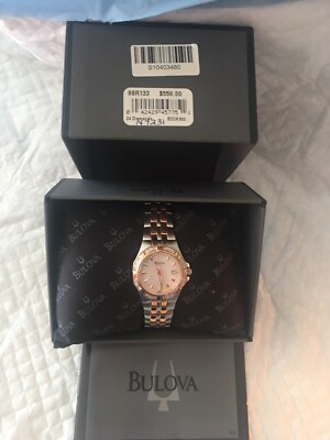 Bulova Ladies Watch With Diamonds Never Worn~ Needs Battery