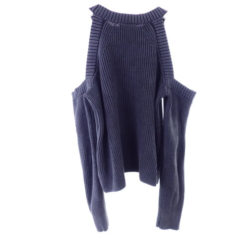 RAG & BONE Strickpullover Cut-Outs Schwarz-Grau Gr. S 36 - Bild 3 von 3